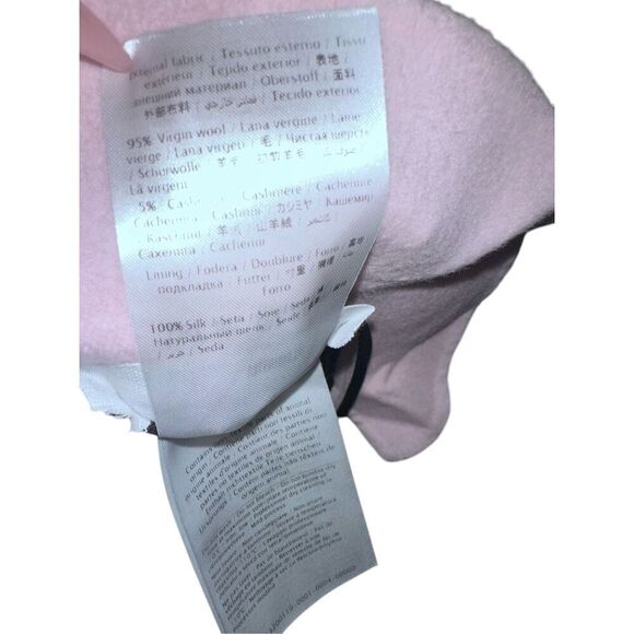 NEW WITH TAG Beautiful VALENTINO Logo Virgin Wool Blend Ruffled Cape BLACK AND P - Picture 11 of 16